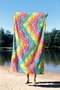Mijölnir Geometric Mozaic Toalla de Playa 70 (70% Poliéster / 30% Poliamida) 70 x 130 cm Multicolor